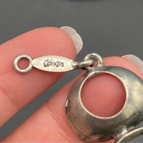 Brutalist Atomic Design Circular Bracelet Signed Osmose Made In Canada - Picture 11 of 17